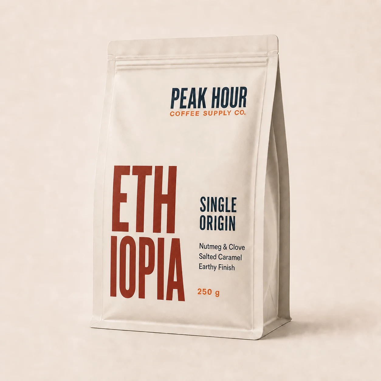 Peak Hour Ethiopia Single Origin coffee bag